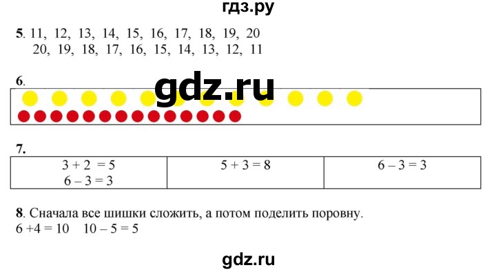 ГДЗ по математике 1 класс  Рудницкая   часть 1. страница - 90, Решебник к учебнику 2023