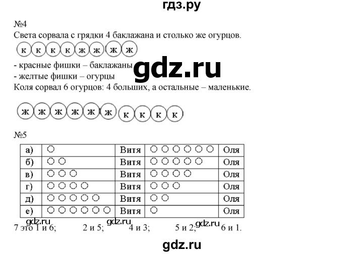 ГДЗ по математике 1 класс  Рудницкая   часть 1. страница - 35, Решебник №1 к учебнику 2016