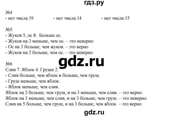 ГДЗ по математике 1 класс  Рудницкая   часть 1. страница - 83, Решебник №1 к учебнику 2016