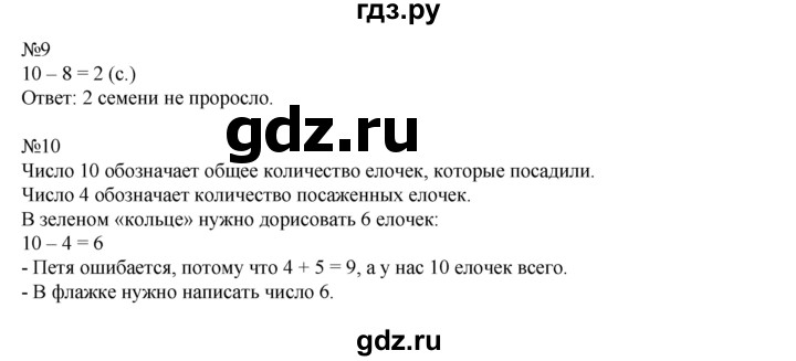 ГДЗ по математике 1 класс  Рудницкая   часть 2. страница - 11, Решебник №1 к учебнику 2016