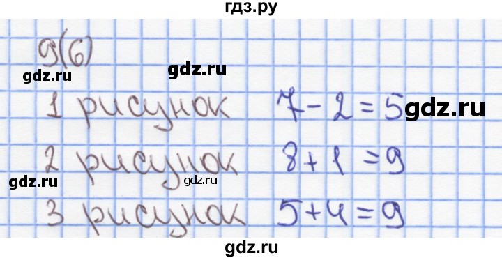 ГДЗ по математике 1 класс Бененсон рабочая тетрадь  тетрадь №3. страница - 6, Решебник №1