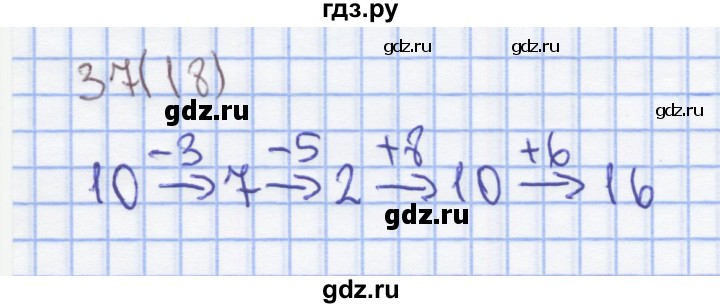 ГДЗ по математике 1 класс Бененсон рабочая тетрадь  тетрадь №4. страница - 18, Решебник №1